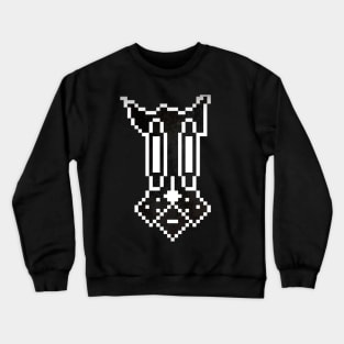 Pixel Ghost Dog Crewneck Sweatshirt